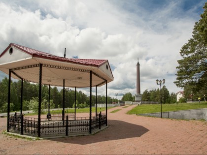 Photo: architectural monuments, «Europe-Asia» Obelisk, Yekaterinburg