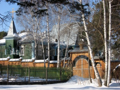 Photo: architectural monuments, temples and places of worship, abbeys and monasteries, other places, Novo-Tikhvinsky Convent, Yekaterinburg