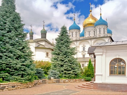 Photo: architectural monuments, temples and places of worship, abbeys and monasteries, Novospassky Monastery, Moscow