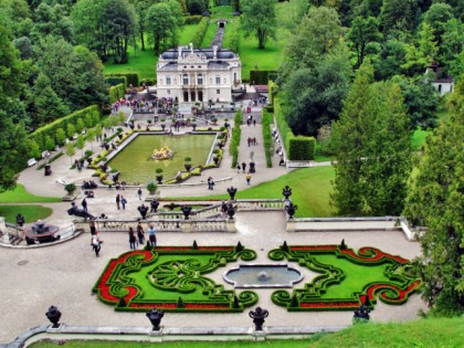 Photo: parks and recreation, castles, fortresses and palaces, Linderhof Castle, Bavaria