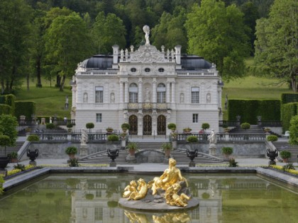 Photo: parks and recreation, castles, fortresses and palaces, Linderhof Castle, Bavaria