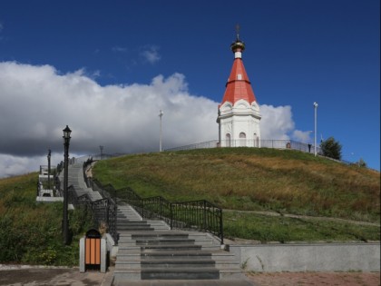 Photo: temples and places of worship, cathedrals and churches, other places, ChapelonKaraulnayaMountain, Krasnoyarsk