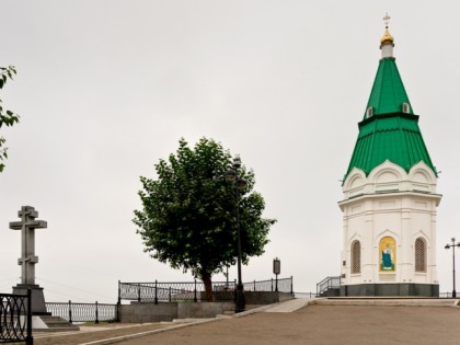 Photo: temples and places of worship, cathedrals and churches, other places, ChapelonKaraulnayaMountain, Krasnoyarsk