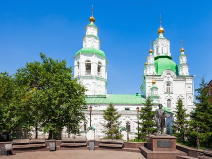 Photo: architectural monuments, temples and places of worship, cathedrals and churches, other places, Churchof the Intercession of the Holy Virgin, Krasnoyarsk