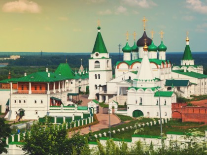 Photo: temples and places of worship, abbeys and monasteries, other places, Pechersky Ascension Monastery, Nizhny Novgorod