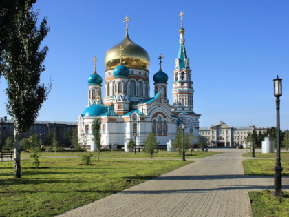 Photo: architectural monuments, other places, DormitionCathedral, Omsk