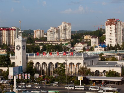 Photo: architectural monuments, other places, Sochi Railway Station, Sochi