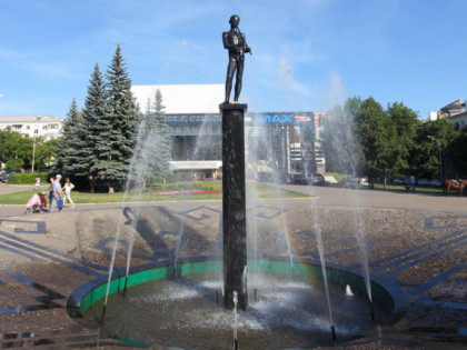 Photo: architectural monuments, other places, Fountain Boy with Kurai , Ufa