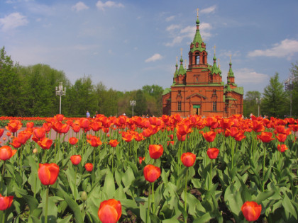 Photo: architectural monuments, temples and places of worship, cathedrals and churches, other places, Alexander Nevsky Church, Chelyabinsk