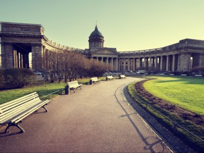 Photo: architectural monuments, temples and places of worship, cathedrals and churches, other places, Kazan Cathedral, Saint Petersburg