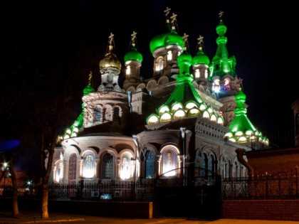 Photo: architectural monuments, temples and places of worship, cathedrals and churches, other places, Holy Trinity Cathedral, Krasnodar