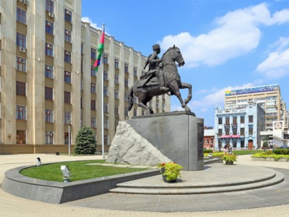 Photo: architectural monuments, Monument to Kuban Cossacks , Krasnodar