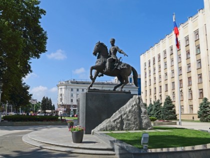 Photo: architectural monuments, Monument to Kuban Cossacks , Krasnodar