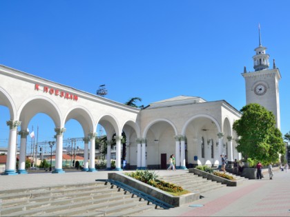 Photo: architectural monuments, other places, Simferopol railway station , Simferopol