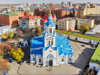 Photo: architectural monuments, temples and places of worship, cathedrals and churches, other places, Znamensky Cathedral , Tyumen