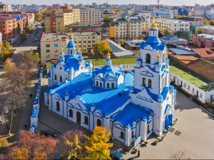 Photo: architectural monuments, temples and places of worship, cathedrals and churches, other places, Znamensky Cathedral , Tyumen