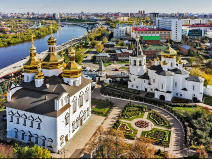 Photo: architectural monuments, temples and places of worship, abbeys and monasteries, other places, Holy Trinity Monastery, Tyumen