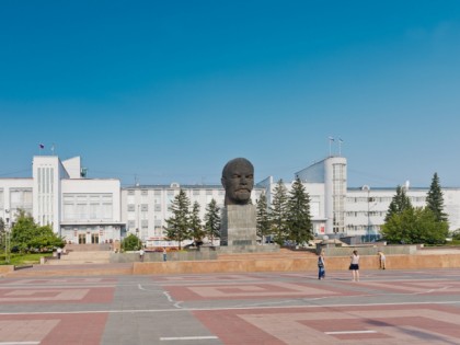 Photo: architectural monuments, Monument to Lenin , Ulan-Ude