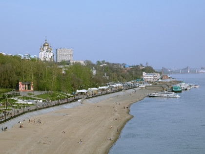 Photo: temples and places of worship, cathedrals and churches, other places, Transfiguration Cathedral, Khabarovsk