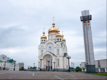 Photo: temples and places of worship, cathedrals and churches, other places, Transfiguration Cathedral, Khabarovsk