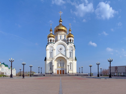 Photo: temples and places of worship, cathedrals and churches, other places, Transfiguration Cathedral, Khabarovsk