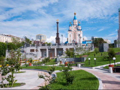 Photo: temples and places of worship, cathedrals and churches, other places, Cathedral of the Assumption of the Mother of God, Khabarovsk