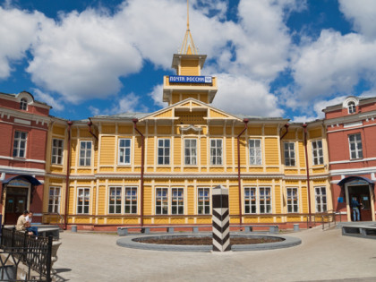 Photo: architectural monuments, other places, Wooden post office building, Chita