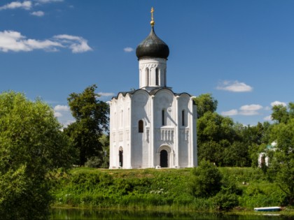 Photo: architectural monuments, temples and places of worship, cathedrals and churches, other places, The Church of the Intercession on the Nerl, Vladimir