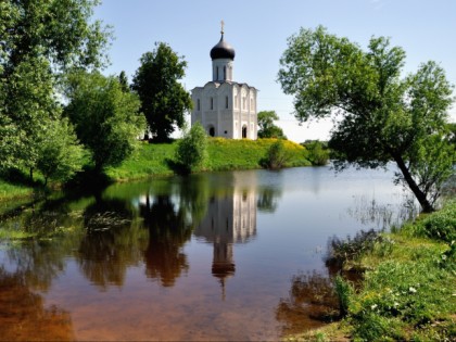 Photo: architectural monuments, temples and places of worship, cathedrals and churches, other places, The Church of the Intercession on the Nerl, Vladimir