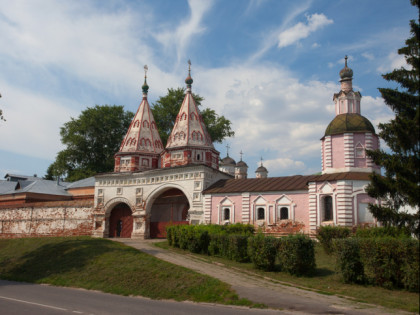 Photo: architectural monuments, temples and places of worship, abbeys and monasteries, other places, Rizopolozhenskiy Monastery, Suzdal