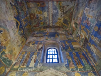 Photo: architectural monuments, temples and places of worship, abbeys and monasteries, other places, Mirozhsky Monastery, Pskov