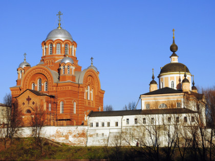 Photo: temples and places of worship, abbeys and monasteries, other places, Intercession Khotkovo Monastery, Sergiyev Posad