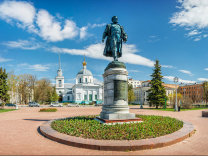 Photo: architectural monuments, other places, Monument to Afanasy Nikitin, Tver