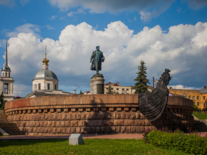 Photo: architectural monuments, other places, Monument to Afanasy Nikitin, Tver