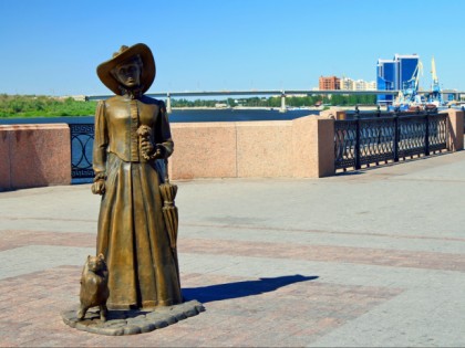 Photo: other places, The embankment of the Volga, Astrakhan