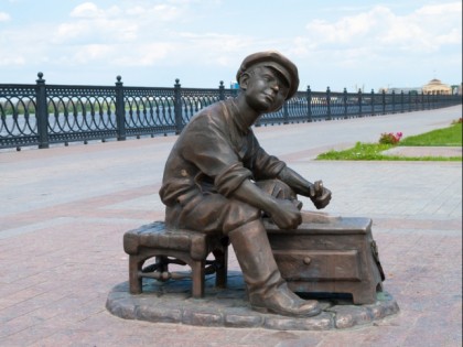 Photo: other places, The embankment of the Volga, Astrakhan