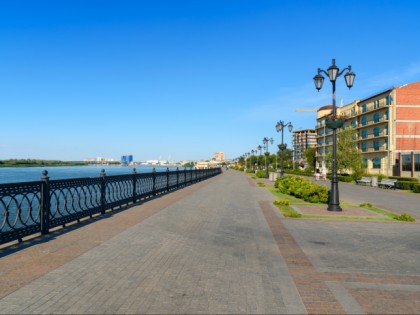 Photo: other places, The embankment of the Volga, Astrakhan