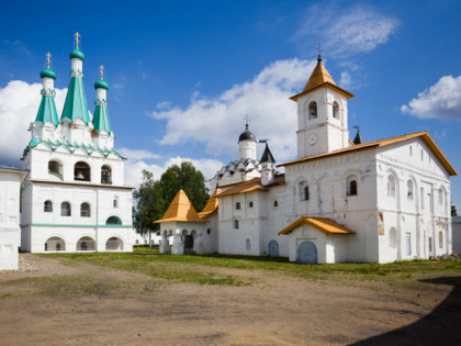 Photo: architectural monuments, temples and places of worship, abbeys and monasteries, other places, Holy Trinity Alexander Svirsky Monastery, Staraya Ladoga