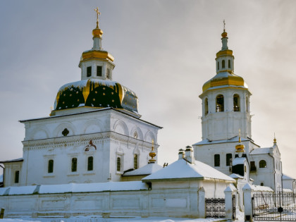 Photo: architectural monuments, temples and places of worship, abbeys and monasteries, other places, Holy Znamensky Monastery, Tobolsk