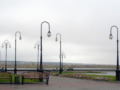 Photo: architectural monuments, other places, Embankment of the Tom River, Tomsk