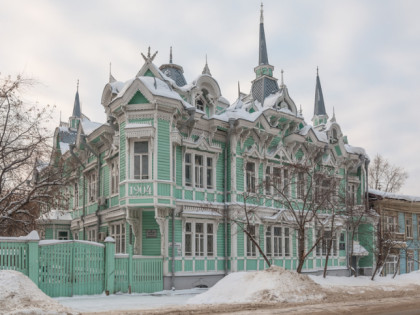 Photo: architectural monuments, Emerald castle, Tomsk