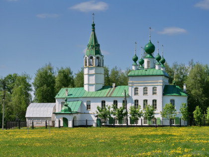 Photo: architectural monuments, temples and places of worship, cathedrals and churches, other places, Church of the Ascension, Tutayev