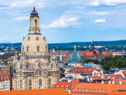 Photo: architectural monuments, Frauenkirche , Saxony