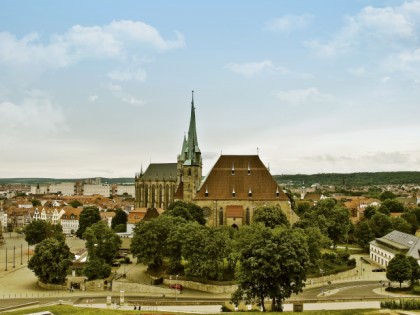 Photo: architectural monuments, St. Mary cathedral and church of St. Severinus, Thuringia