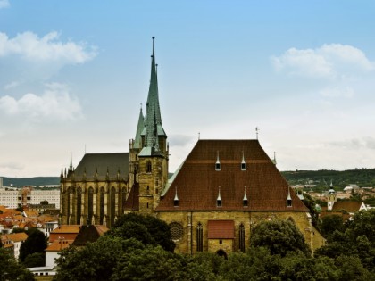 Photo: architectural monuments, St. Mary cathedral and church of St. Severinus, Thuringia