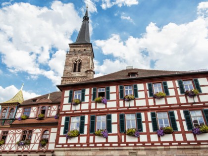 Photo: architectural monuments, Town Hall with golden hall and roof, Bavaria