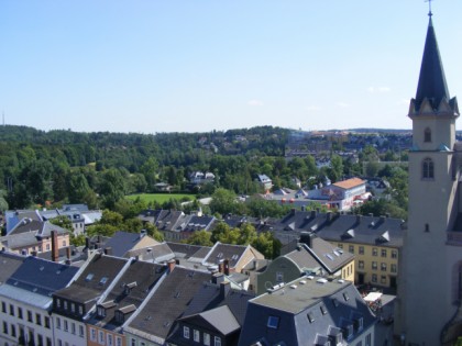 Photo: architectural monuments, Town Hall and St. Michael’s Church , Bavaria