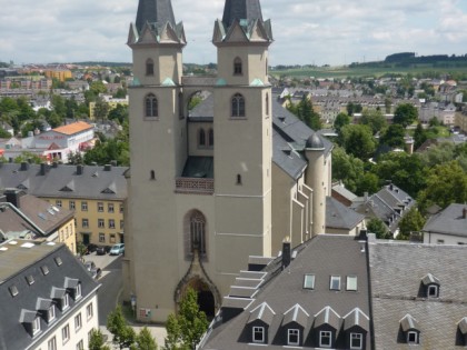 Photo: architectural monuments, Town Hall and St. Michael’s Church , Bavaria