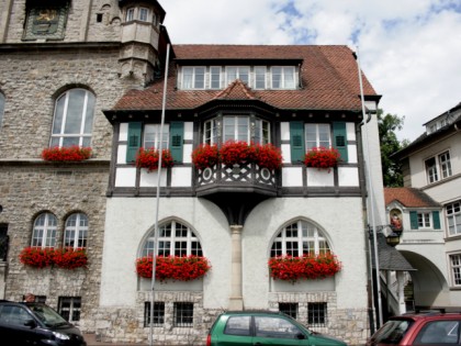 Photo: architectural monuments, Town Hall with a Sun Clock , North Rhine-Westphalia