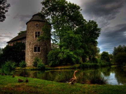 Photo: parks and recreation, castles, fortresses and palaces, House-zum-House Castle , North Rhine-Westphalia